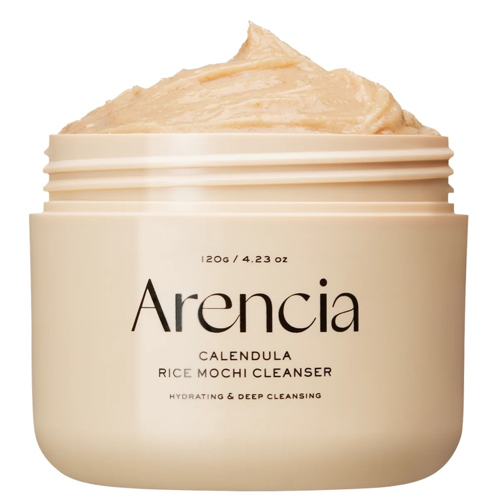 Arencia Calendula Rice Mochi Cleanser- vegan, sensitive, dry, rough skin, calm